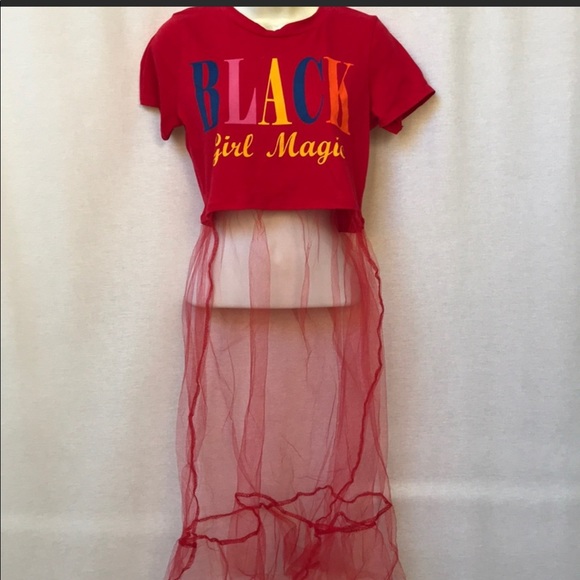 Tops - ‼️ $10 Black Girl Magic Crop Tee‼️